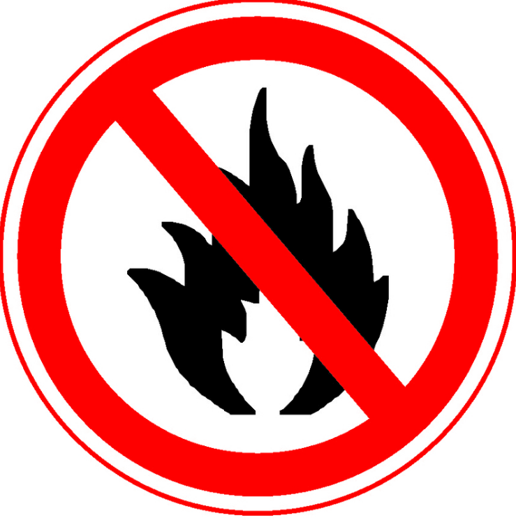 No fire